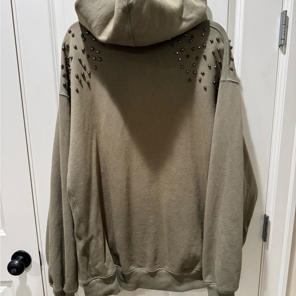 Free People **Lonely Heart** Studded Hoodie Sweatshirt - Picture 2 of 7